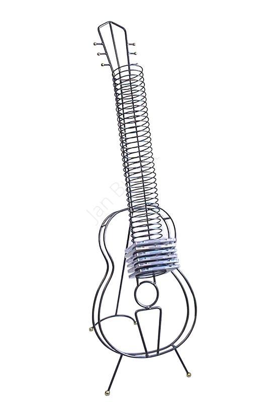 Metalowy stojak gitara na płyty CD 4213