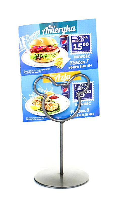 Stojak reklamowy z metalu 2341