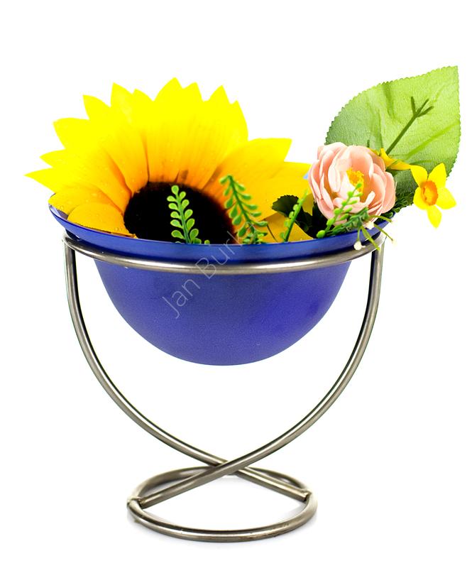 Świecznik ze szkłem 1010b