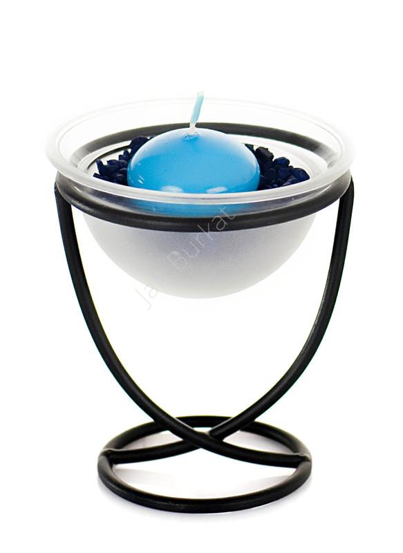 Świecznik ze szkłem 1013