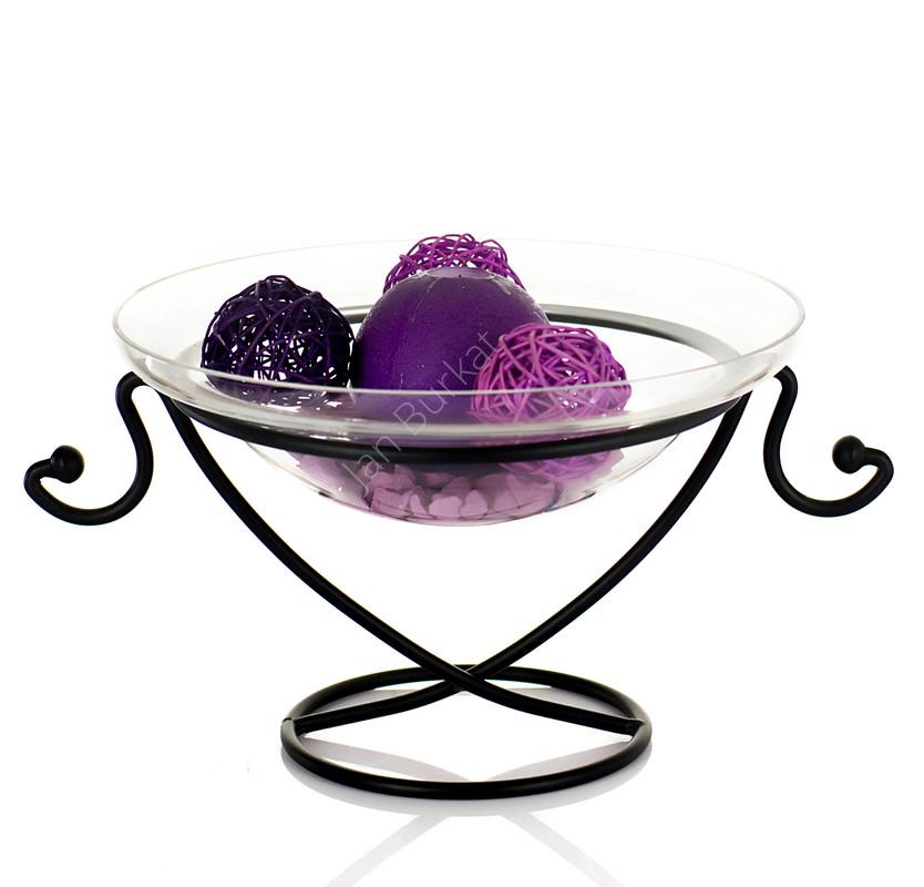 Świecznik ze szkłem 1014c