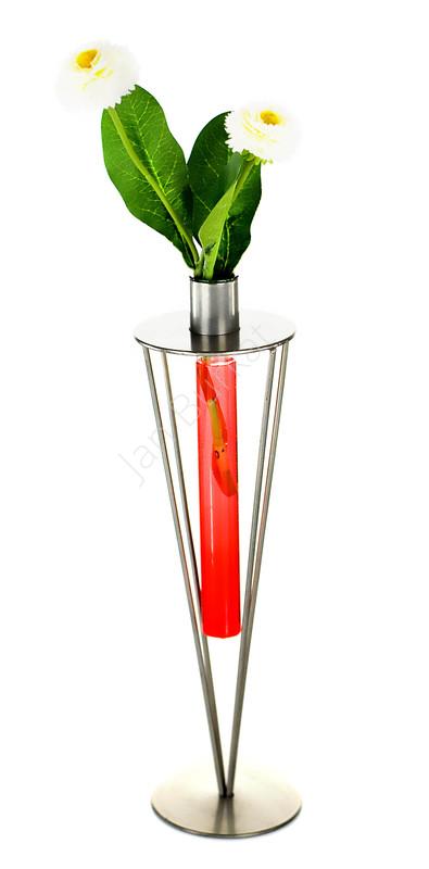 Świecznik ze szkłem 1900