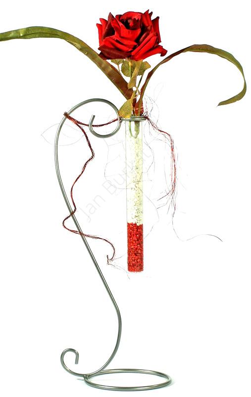 Świecznik ze szkłem 1915a