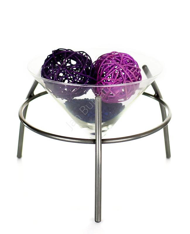 Świecznik ze szkłem 2181