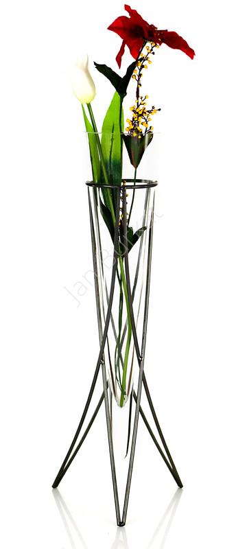 Świecznik ze szkłem 2304