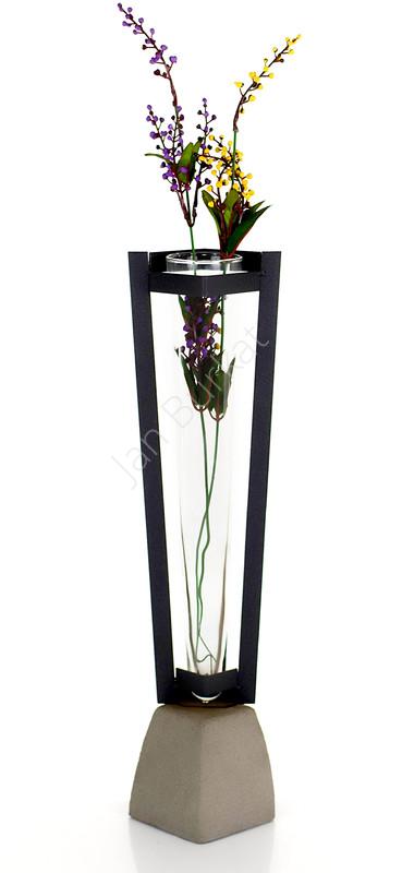 Świecznik ze szkłem 2825