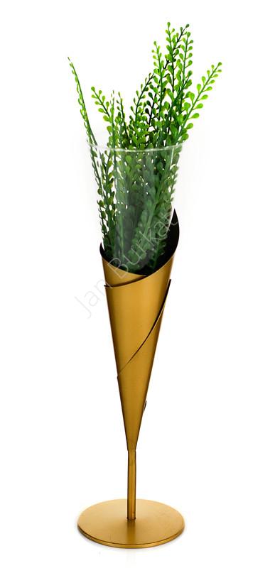 Świecznik ze szkłem 3303