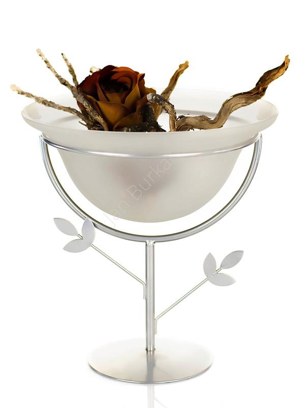 Świecznik ze szkłem 3328