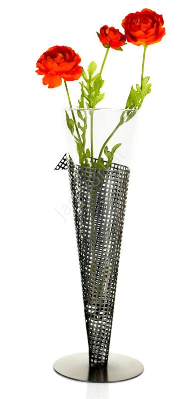 Świecznik ze szkłem 3363