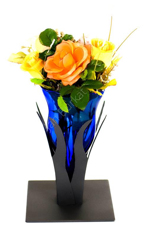 Świecznik ze szkłem 4157