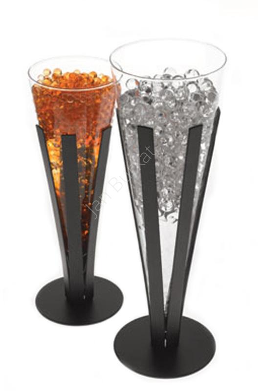 Świecznik ze szkłem 4162