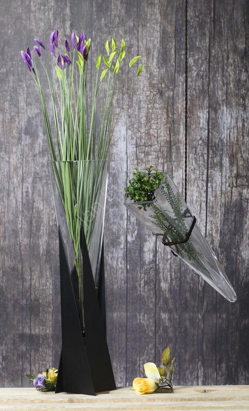 Świecznik ze szkłem 5008