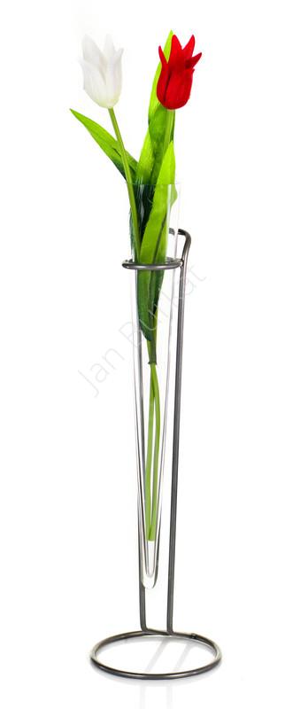 Świecznik ze szkłem 5306