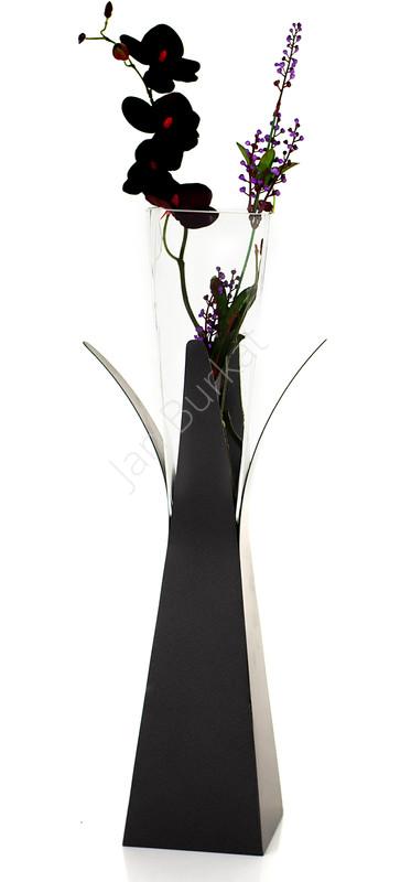 Świecznik ze szkłem 6094