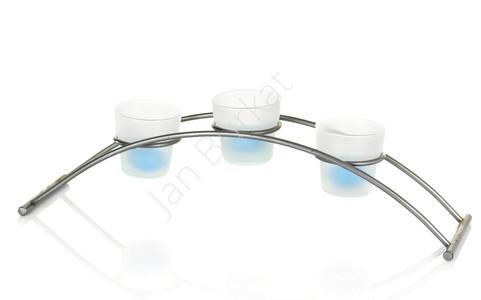 Świecznik ze szkłem 1020