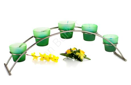 Świecznik ze szkłem 1021