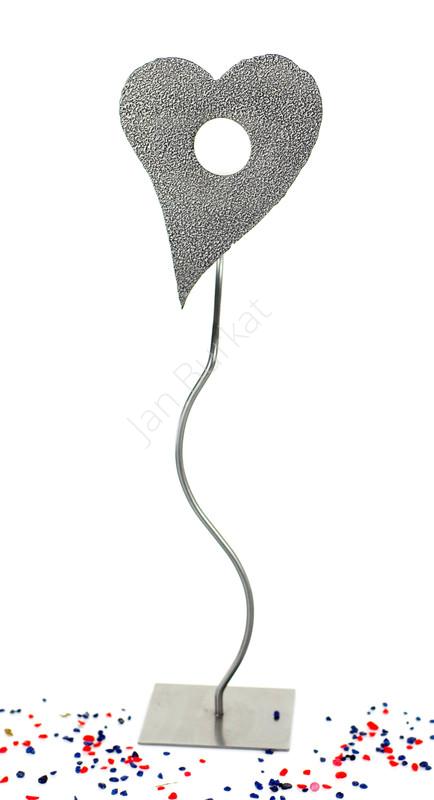Dekoracyjne serce metalowe 3133a