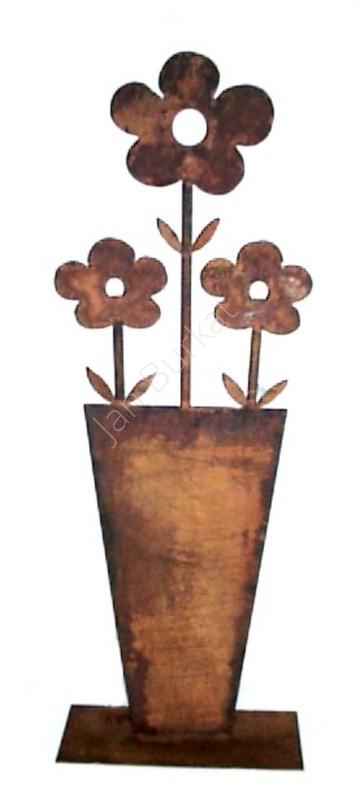 Metalowe kwiatki ozdoba 3784