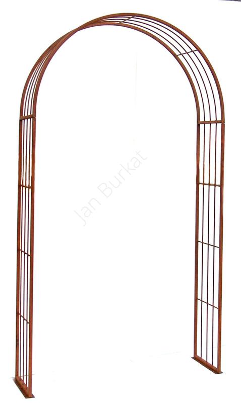 Metalowy dekoracyjny łuk do ogrodu 3959