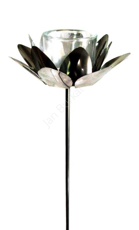 Nierdzewny kwiat dekoracja do ogrodu 6045