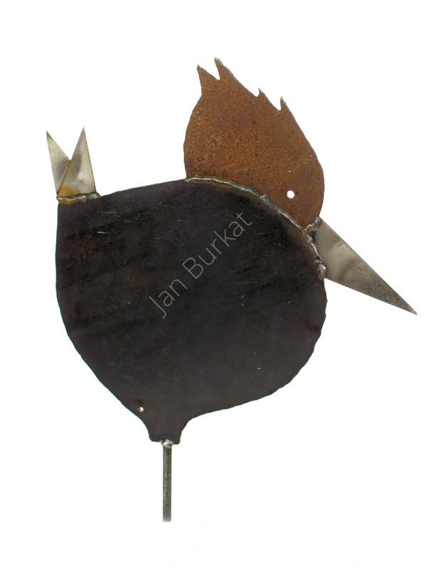 Ptak z metalu dekoracja 3279