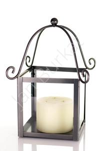 Kwadratowa latarnia metalowa 2672