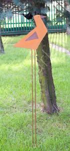 Metalowy ptak dekoracja ogrodowa 6345