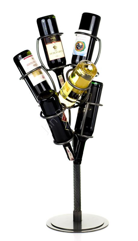 Metalowy stojak kilka butelek 3148a