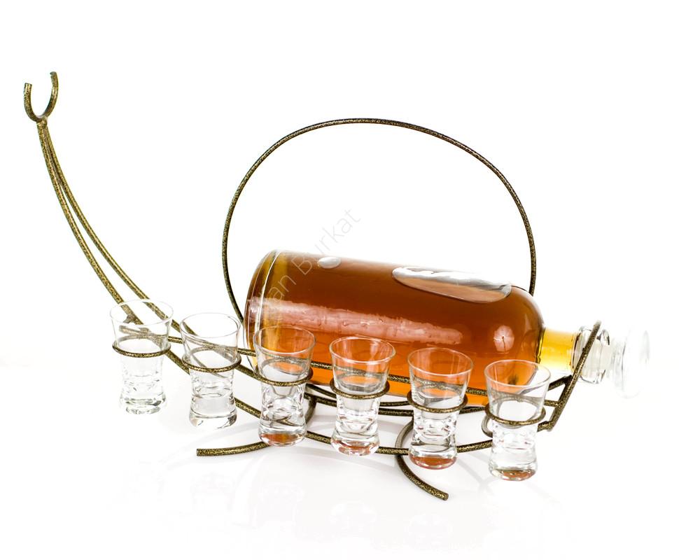 Stojak na alkohol w kształcie łodki 5356