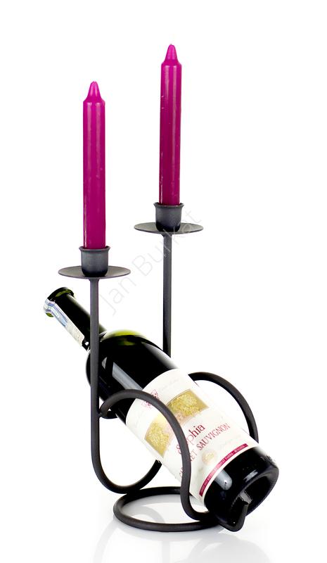 Stojak na wino z miejscem na świeczki 1872