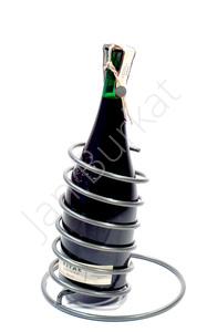 Stojak na butelkę wina spirala 2351