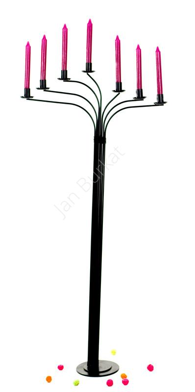 Wysoki świecznik podłogowy 1595a