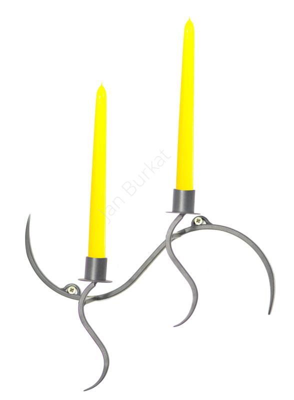 Świecznik na ścianę na dwie świeczki 3353