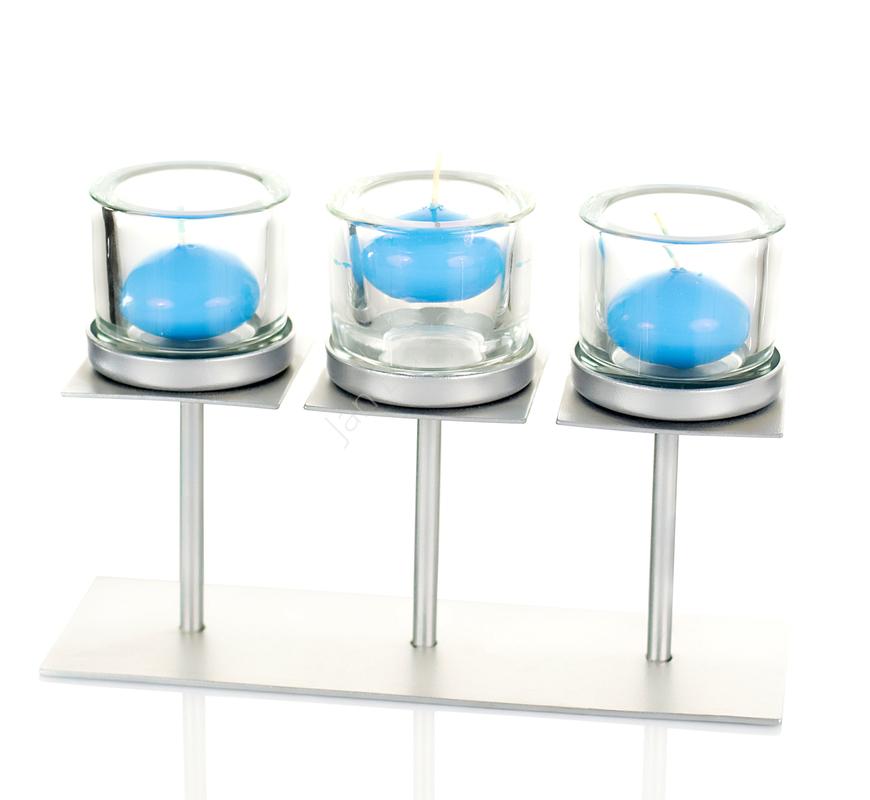 Potrójny świecznik na stół 5576