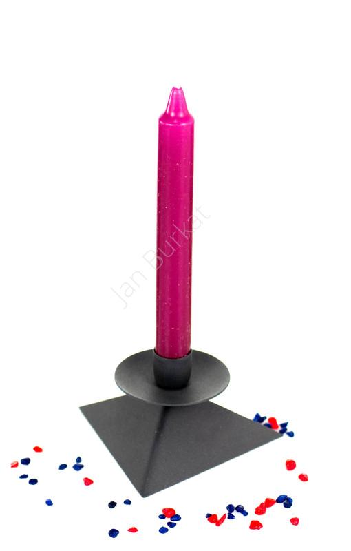 Świecznik metalowy na stół 3602