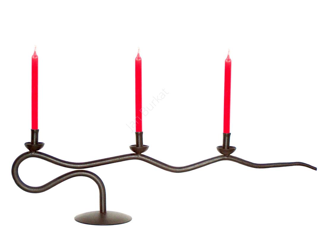 Świecznik z metalu 3824