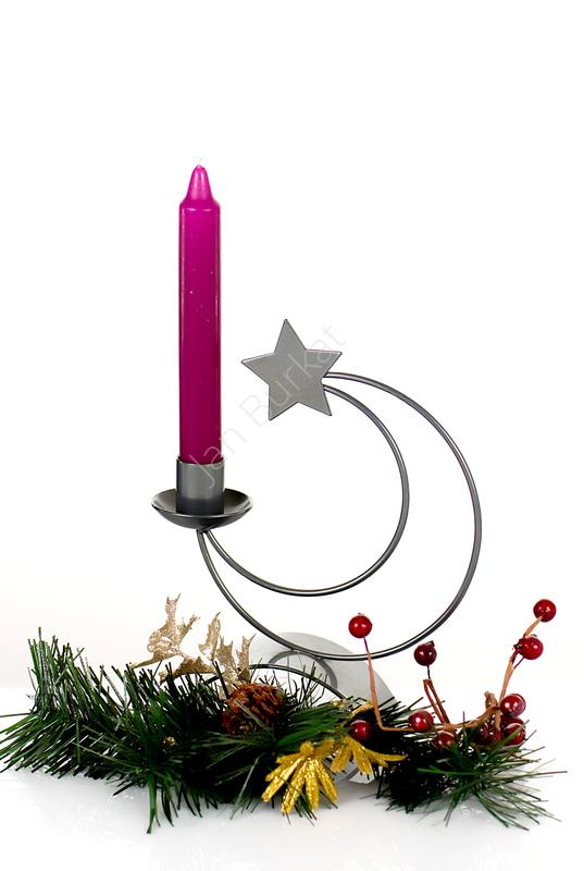 Dekoracja metalowa gwiazda betlejemska stroik 1410