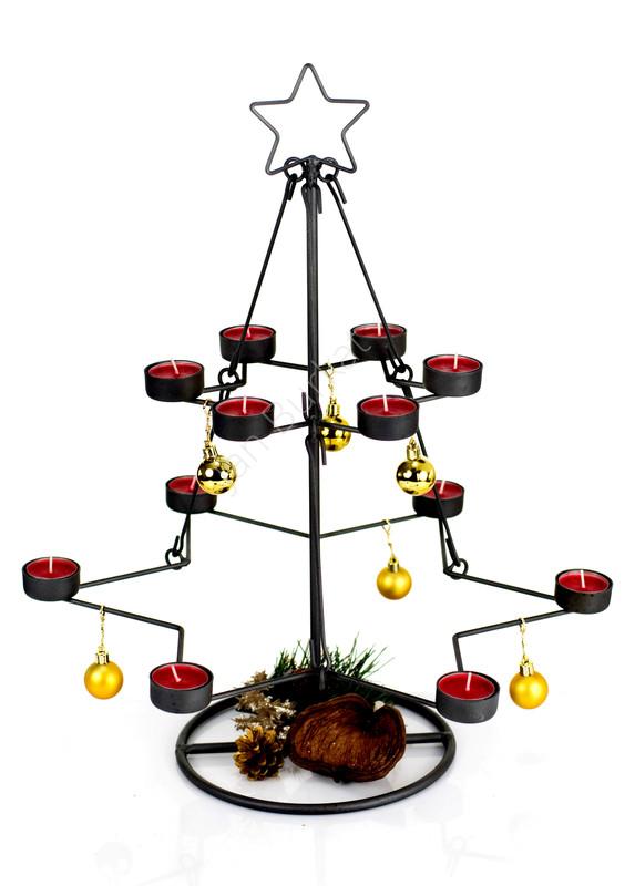 Metalowa choinka świąteczna 6409