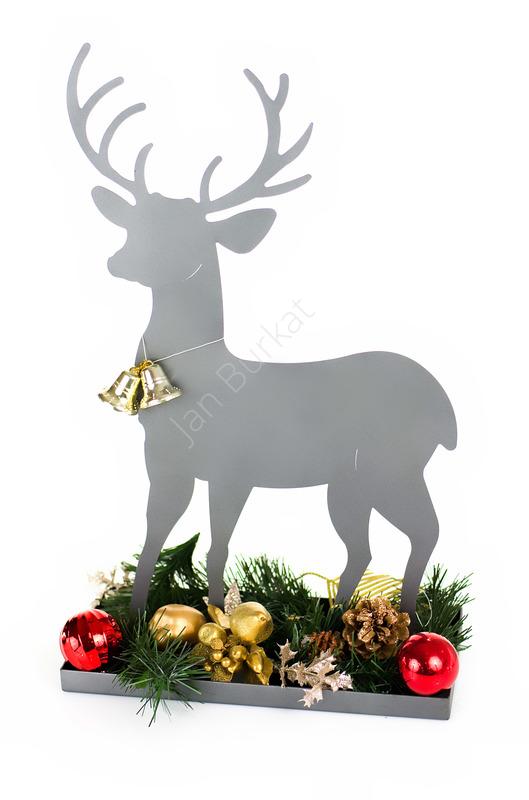 Metalowy renifer 6473