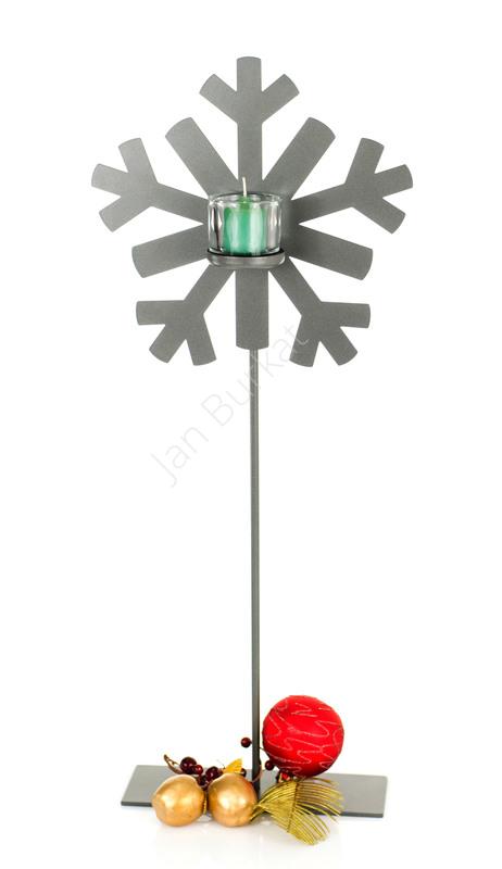 Śnieżynka metalowa 6221