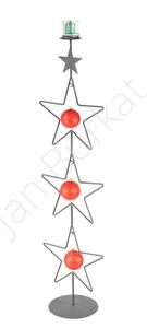 Stojak metalowy na dekoracje świąteczne 5737