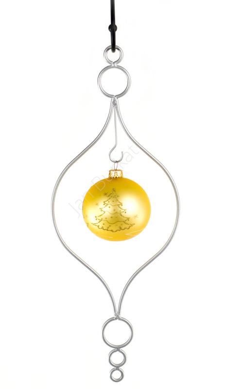 Świąteczna dekoracja ścienna bombka 6909